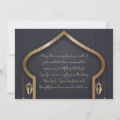 Carte De Remerciements unique joli Islam arabe moderne (Dos)