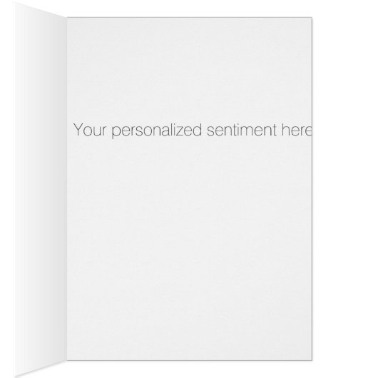 Carte de remerciements unique violet Iris (Intérieur (Droit))