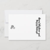 Carte De Remerciements Vacances politiquement correctes (Dos)