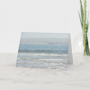 Carte De Remerciements Vagues s'effondrant