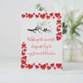 Carte De Remerciements Valentine Birds (Debout devant)