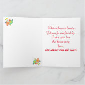 Carte De Remerciements Valentine's Day  (Intérieur)