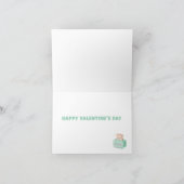 Carte De Remerciements Valentine's Day Kawaii Awesome Toast Card (Intérieur)