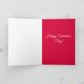 Carte De Remerciements Valentines Jour Corgi XOXO (Intérieur)