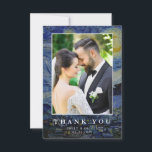 Carte De Remerciements Van Gogh Starry Mariage de nuit<br><div class="desc">Carte de remerciements photo mariage avec votre message personnalisé aux invités mariages sur Vincent Van Gogh Starry arrière - plan de peinture de nuit.</div>