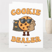 Carte De Remerciements Vendeur de biscuits drôle de cuisson (Dos)