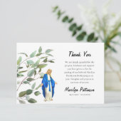 Carte De Remerciements Verdure Funérailles Vierge Marie catholique (Debout devant)