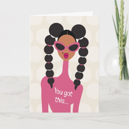 Carte De Remerciements Vérifiez vos amis forts - Vous avez ceci (Devant)