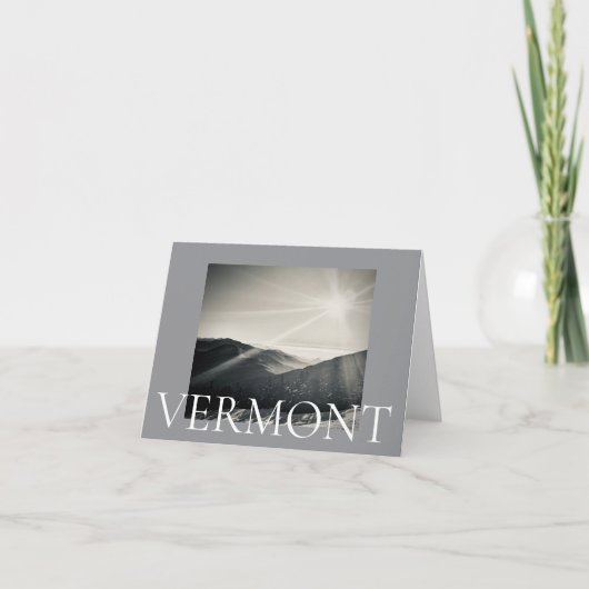 Carte De Remerciements Vermont (Devant)