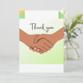 Carte De Remerciements Very nice design for  (Debout devant)