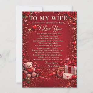 Carte De Remerciements Vibes de la Saint-Valentin 