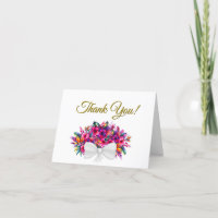 Vibrant Tropical Floral Bouquet Mariage