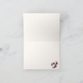 Carte De Remerciements Victorian Goth Crimson Rose Sconce (Intérieur)