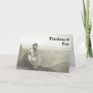 Carte De Remerciements Victorian Maiden