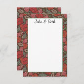 Carte De Remerciements Victorian Steampunk Old Lock (Devant / Derrière)