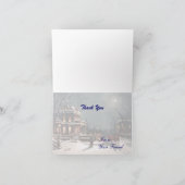 Carte de remerciements victorien d'hiver (Intérieur)