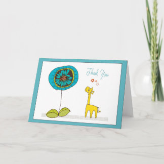 carte de remerciements vide