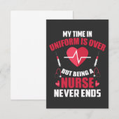 Carte De Remerciements Vie infirmière | Être infirmière (Devant / Derrière)