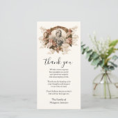 Carte De Remerciements Vierge catholique Marie Condolence religieuse (Debout devant)