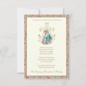 Carte De Remerciements Vierge catholique Marie Sympathy Funérailles (Dos)