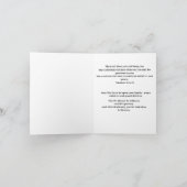 Carte De Remerciements Vierge des lys (Intérieur)
