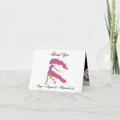 Carte De Remerciements Vierge impressionniste peinture Style & Or (Devant)