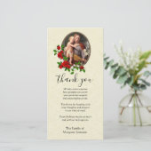 Carte De Remerciements Vierge Marie Jésus Condolence religieuse (Debout devant)