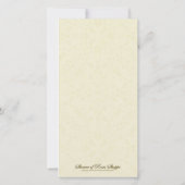 Carte De Remerciements Vierge Marie Jésus Condolence religieuse (Dos)