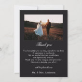 Carte De Remerciements Vignoble ou vignoble Mariage photo (Dos)