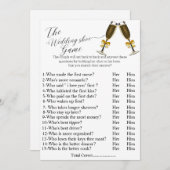 Carte De Remerciements Vin La chaussure mariage jeu douche nuptiale jeux (Devant / Derrière)