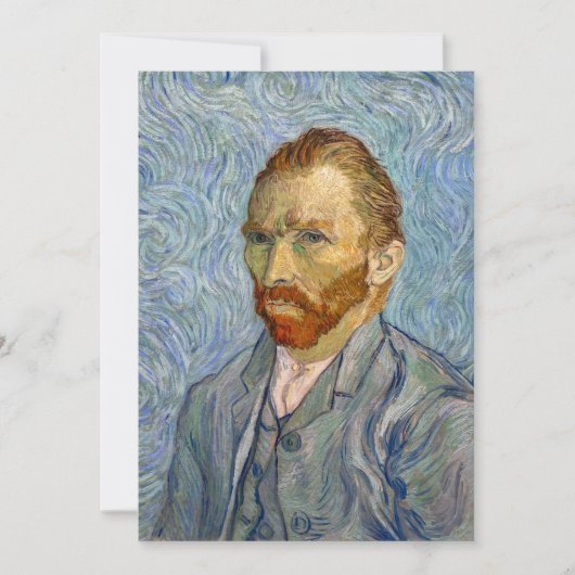 Carte De Remerciements Vincent Van Gogh - Autoportrait (Devant)