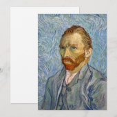 Carte De Remerciements Vincent Van Gogh - Autoportrait (Devant / Derrière)