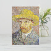 Carte De Remerciements Vincent van Gogh - Autoportrait avec Casquette de  (Debout devant)