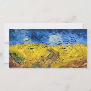 Carte De Remerciements Vincent van Gogh - Champ de blé aux corbeaux