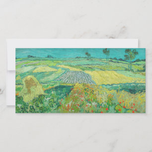 Carte De Remerciements Vincent van Gogh - Champs de blé près d'Auvers