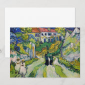 Carte De Remerciements Vincent van Gogh - Escalier à Auvers (Devant / Derrière)
