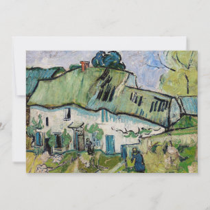 Carte De Remerciements Vincent van Gogh - Ferme avec deux personnages