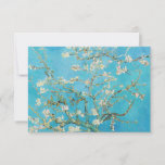 Carte De Remerciements Vincent van Gogh - Fleur d'amandes<br><div class="desc">Almond Blossom / Branches with Almond Blossom - Vincent van Gogh,  Oil on Canvas,  1890</div>