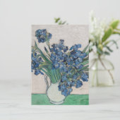 Carte De Remerciements Vincent van Gogh - iris (Debout devant)