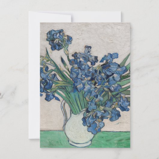 Carte De Remerciements Vincent van Gogh - iris (Devant)
