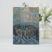 Carte De Remerciements Vincent van Gogh - La cour de la prison (Debout devant)
