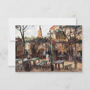 Carte De Remerciements Vincent Van Gogh - La Guinguette sur Montmartre