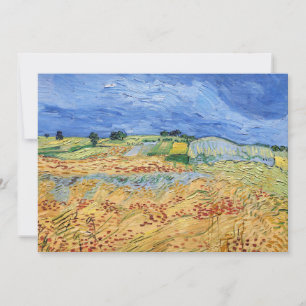 Carte De Remerciements Vincent van Gogh - Les Champs / Champs de blé