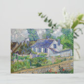 Carte De Remerciements Vincent van Gogh - Maisons à Auvers (Debout devant)