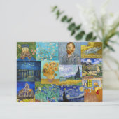 Carte De Remerciements Vincent Van Gogh - Masterpieces Patchwork (Debout devant)