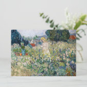 Carte De Remerciements Vincent van Gogh - Miss Gachet dans son jardin (Debout devant)