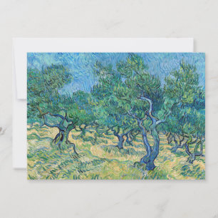 Carte De Remerciements Vincent van Gogh - Olive Grove