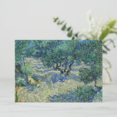 Carte De Remerciements Vincent van Gogh - Olive Orchard (Debout devant)