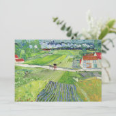 Carte De Remerciements Vincent van Gogh - Paysage avec Carrosse & Train (Debout devant)