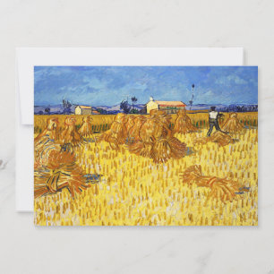 Carte De Remerciements Vincent van Gogh - Récolte en Provence